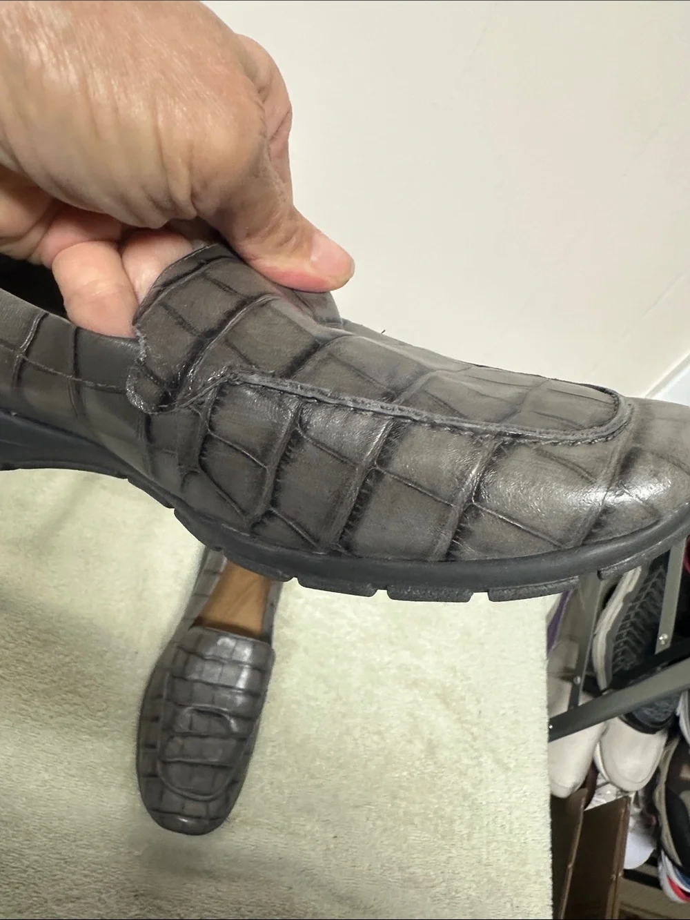 Easy Spirit croc embossed
